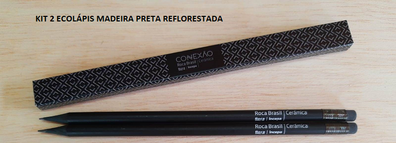 Kit 2 EcoLpis Madeira Preta Reflorestada